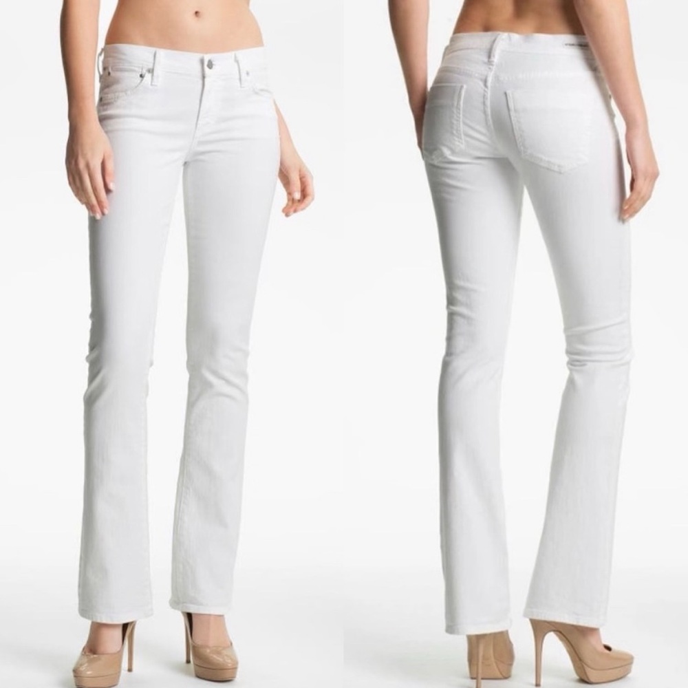 Citizen of Humanity | Emmanuelle Slim Boot (White) - 25
